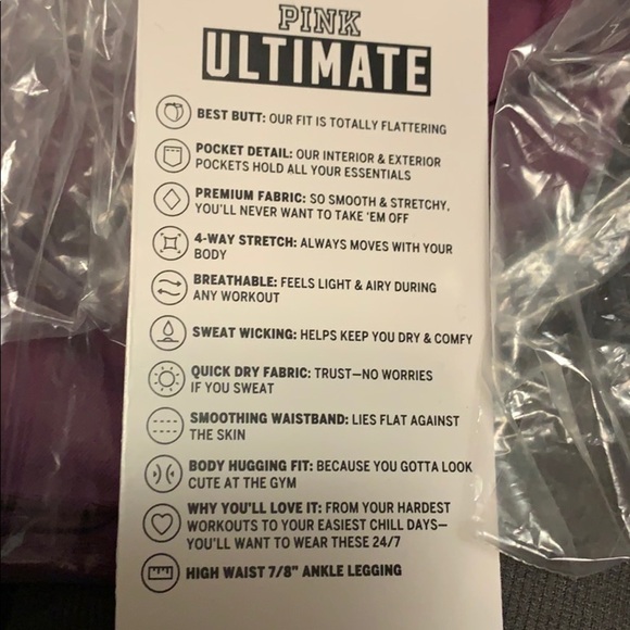 Victoria's secret Pnk ultimate Stripe Trim Legging - Picture 5 of 6